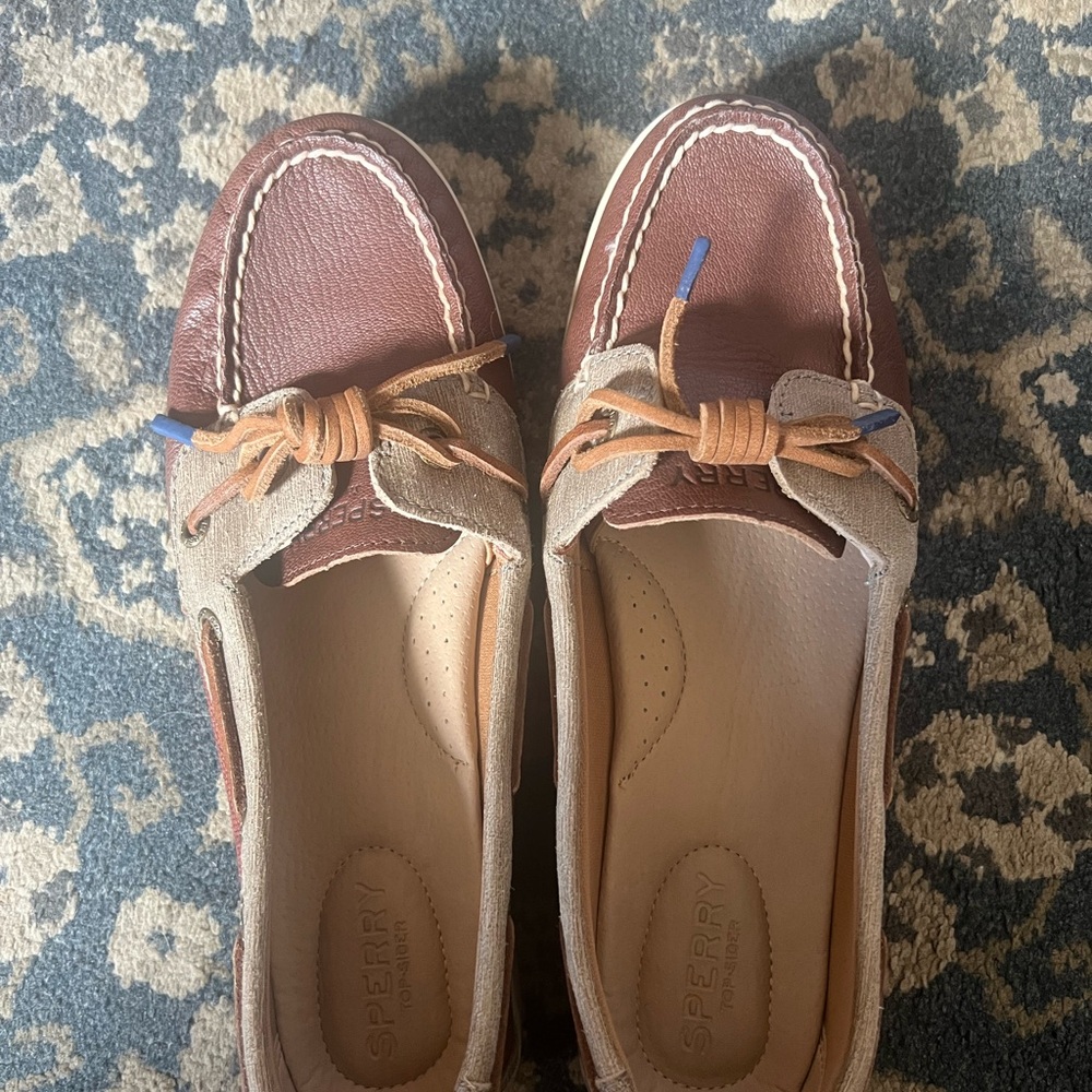 Sperry Brown and Tan Boat Shoes